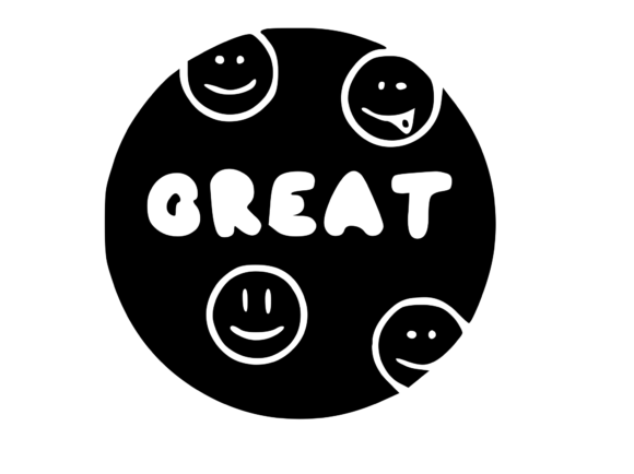 Good Job Sticker - Great: Elevating Recognition Through Digital Design