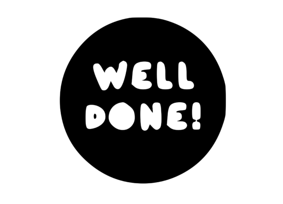 Good Job Sticker Well Done: Elevate Your Designs