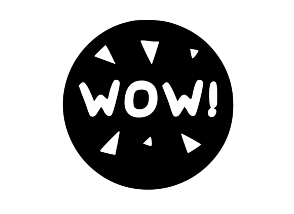 Good Job Sticker - WOW: A Versatile SVG Resource for Recognition and Design