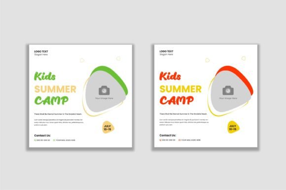 Maximizing Enrollment with a Kids Summer Camp Social Media Banner