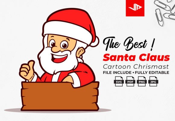 Santa Claus Christmas with Board: A Versatile Resource for Creators and Educators
