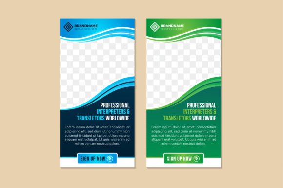 Transletor Worldwide Horizontal Banner: Professional Design for Global Communication